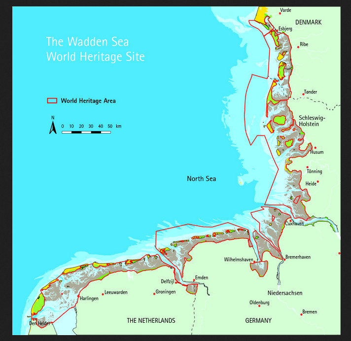 Wadden Sea Map